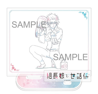 【受注販売】TVアニメ「組長娘と世話係」原画BIGアクリルスタンド　霧島&八重花B