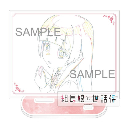 【受注販売】TVアニメ「組長娘と世話係」原画BIGアクリルスタンド　桜樹八重花D