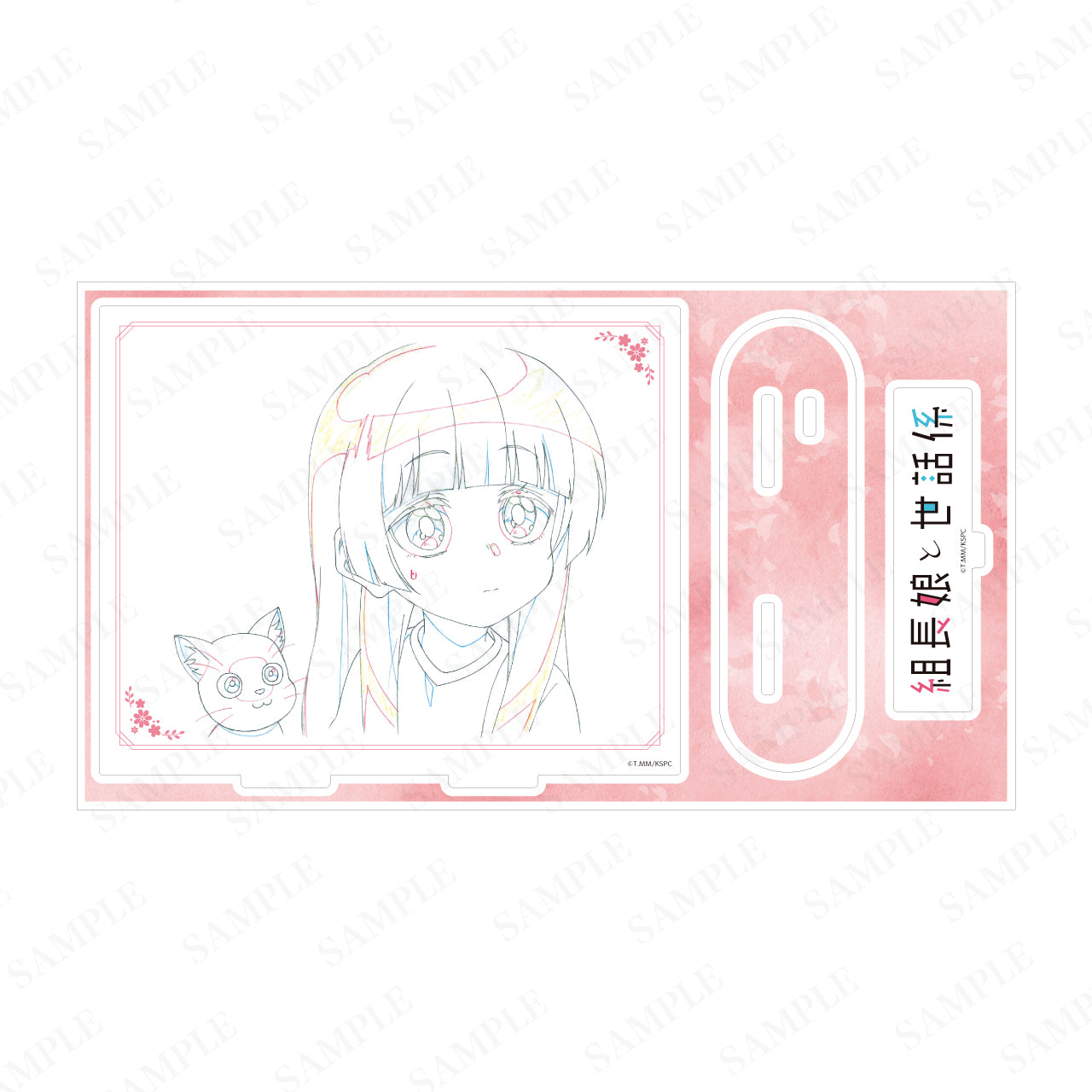 【受注販売】TVアニメ「組長娘と世話係」原画BIGアクリルスタンド　桜樹八重花C