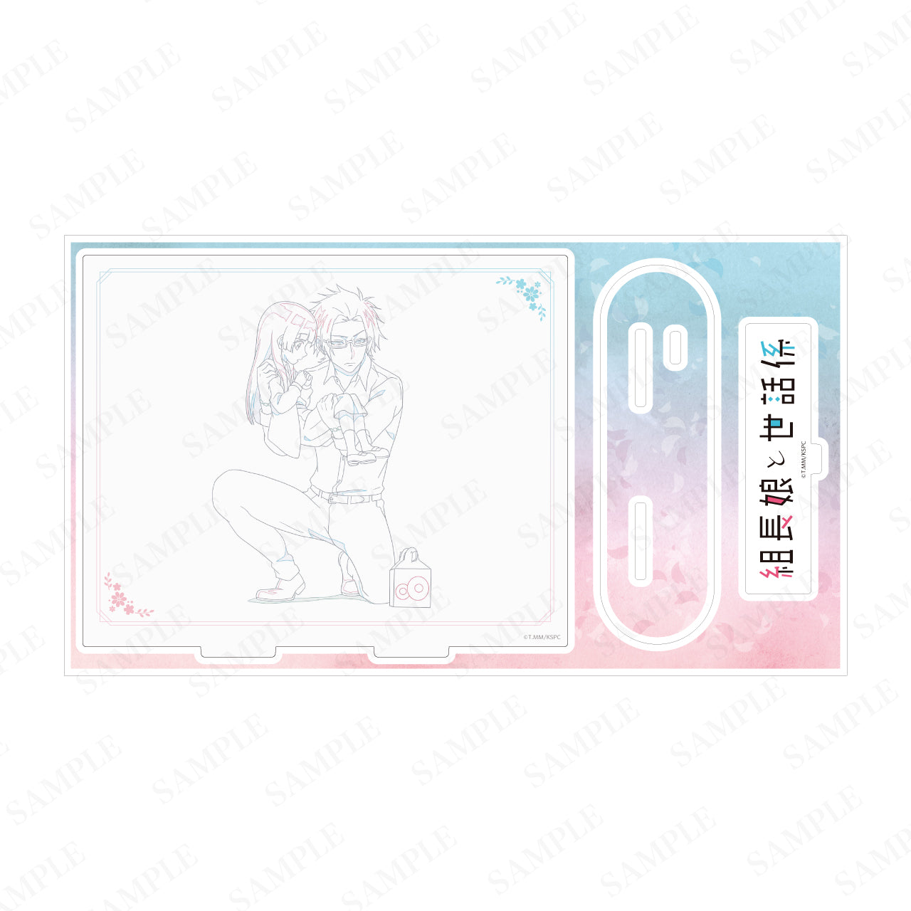 【受注販売】TVアニメ「組長娘と世話係」原画BIGアクリルスタンド　霧島&八重花B